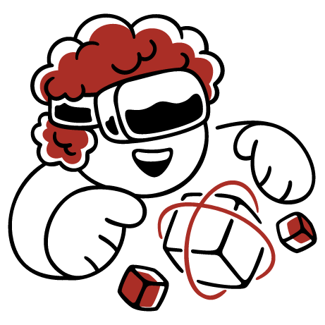 Astronaut in the air